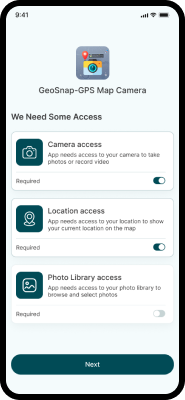 GeoSnap app screenshot 2